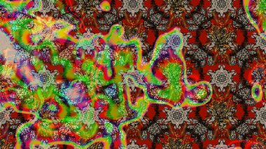 Küçük çaplı çiçeklerdeki basit şirin desenler. Tekstil veya kitap kapakları, imalat, duvar kağıtları, baskı, hediye paketi ve yapıştırma kitabı için çiçek eskizi geçmişi. Raster illüstrasyonu.