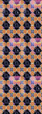 Tomurcukları çiçek olan sevimli bir çiçek deseni. Raster illüstrasyonu. Kumaş, tekstil, duvar kağıdı baskısı için. Eskiz geçmişi. Raster. Antika retro tarzı.