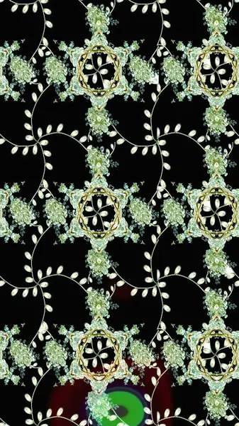 Siyah, nötr ve yeşil renkli güzel çiçekli eskiz deseni, suluboya çiçek deseni, duvar kağıdı, kart ya da kumaş için fayanslı. Raster..