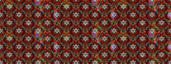 Çiçekli çiçek deseni, suluboya. Süslü kumaş deseni. Raster deseni.