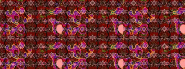 Suluboya, elle çizilmiş. Raster - stok. Eskiz arkaplan modeli. Vadinin çiçekleri kahverengi, kırmızı ve pembe renklerde.