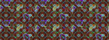 Raster illüstrasyonu. Egzotik çiçekler, kahverengi, kırmızı ve mavi renkler üzerine botanik, parlak klasik doğa. Klasik tropikal doğal elementlerin suluboya seti.