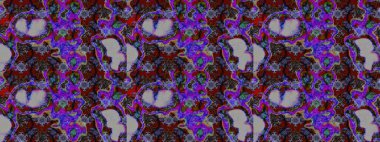 Raster illüstrasyonu. Asya tekstil tarzında. Renkli Bahar Teması eskiz kalıbı. Düz Çiçek Elementleri Tasarımı. Güzel kumaş deseni. Çiçek desenini çiz.