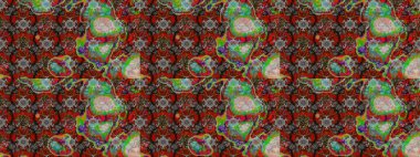 Raster illüstrasyonu. El çizimi. Çiçekli, yapraklı, çiçek desenli çizim..