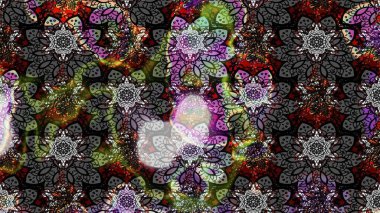 Sanat, çiçek tarzına ilham verir ve arka plan bırakır. Karalama çiçekleri çizim kalıbı. Raster deseni. Gri el çizimi desen.