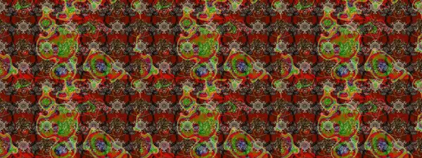 Motley illüstrasyonu. Küçük renkli çiçekler. Küçük çiçekte güzel bir desen. Moda baskıları için zarif bir şablon. Çiçekli bahar çiçekleri.