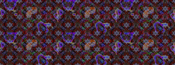 Küçük çiçekteki sevimli çiçek deseni. Raster illüstrasyonu. Güzel kumaş deseni. Güzel karalamalı çiçek deseni çiz..