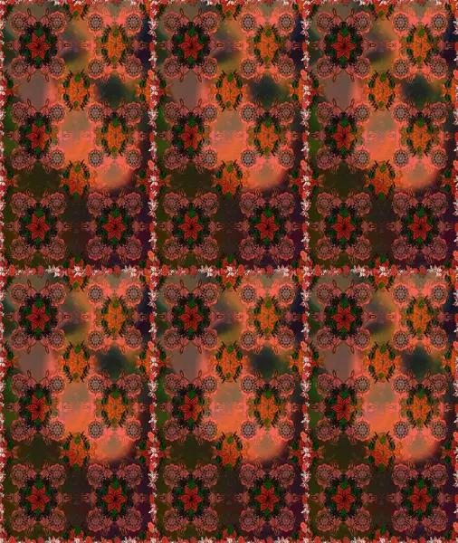 Davetiye ve kartpostal tasarımı için dekoratif çiçek unsurları. Poster ya da kapak için arka plan. Şirin, zarif çiçekler Raster illüstrasyonu. Tekstil için figür. Yapraklı kusursuz desen.