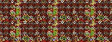 Moda baskıları için zarif bir şablon. Robot resim. Motley illüstrasyonu. Küçük renkli çiçekler. Çiçekli yaz çiçekleri. Küçük çiçekte şirin desenler.