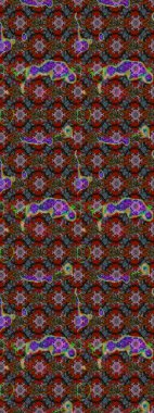 Yumuşak pamuk tasarımı. Paketleme, tekstil, duvar kâğıdı için çiçek eskizi. Raster 'ın taze dokusu. Klasik çiçek desenli. Yumuşak kiremit.