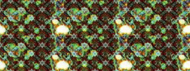 Düz Çiçek Elementleri Tasarımı. Renkli Bahar Teması eskiz kalıbı. Raster güzel kumaş deseni çiziyor. Çiçek deseni.