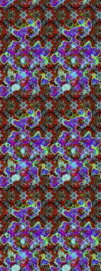 Hoş bir çiçek geçmişi var. Raster illüstrasyonu. Güzel kumaş deseni. Küçük çiçekte çizim deseni.