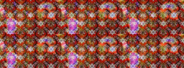 Düz Çiçek Elementleri Tasarımı. Raster illüstrasyonundaki çiçek desenli çizim. Renkli Bahar Teması eskiz kalıbı. Kahverengi, kırmızı ve nötr renkte çiçekler.