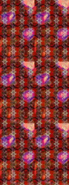 Renkli Bahar Teması eskiz kalıbı. Raster. Düz Çiçek Elementleri Tasarımı.