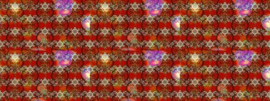 Kahverengi, kırmızı ve bej renkli çiçekler. Tropik çiçekler. Gömlek çizimi Arkaplan Deseni.