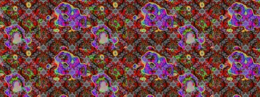 Flower eskiz arka planı. Çiçek deseni. Şatafatlı bahar bahçesi dokusu. Raster illüstrasyonu.