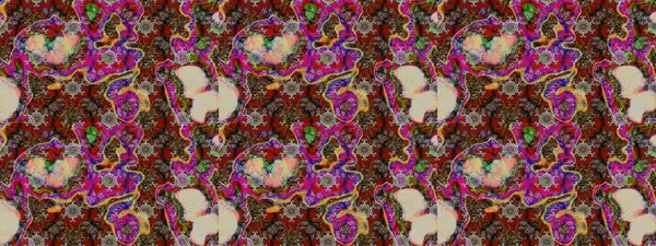 Düz Çiçek Elementleri Tasarım Raster illüstrasyonu. Kahverengi, bej ve kırmızı renkte çiçekler. Renkli bahar temalı eskiz desenleri. Çiçekli çiçek deseni, suluboya..