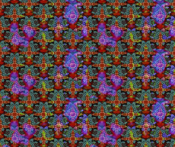 Kızılderili desenli desenli desenli şal deseni. Tekstil, tebrik kartı, boyama kitabı, telefon kılıfı baskısı için kullanılabilir. Etnik Mandala süsü. Raster Henna dövme stili.