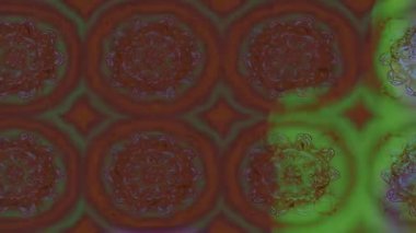 Renkli unsurlarla hareketli arka plan görüntüleri. Çiçekler. Eski model. Bayrak tarzı. Video kaydı. Şablon. Döngü. Kusursuz.. 