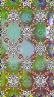 Sevgililer günü ve tebrik kartı konsepti için şık bir davetiye. Üst manzara, yumuşak gri ve yeşil renk tarzı. Manzaralı çiçek deseni. Çiçek kompozisyonu, el boyası, hassas şablon..