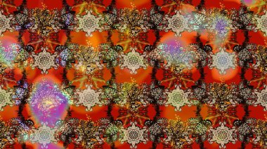 Botanik çizim kalıbı. Raster deseni. Organik elementler. Suluboya etkisi.