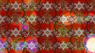 Etnik Mandala süsü. Raster Henna dövme stili. Kızılderili desenli desenli desenli şal deseni. Tekstil, tebrik kartı, boyama kitabı, telefon kılıfı baskısı için kullanılabilir.