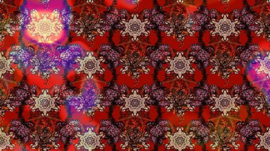 Raster. Güzel suluboya çiçekler, parlak resim ilham verici, kırmızı ve pembe çiçek desenli eskiz arka plan.