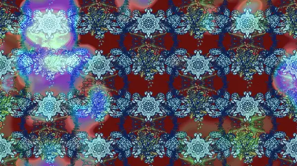 Çiçekli eskiz çizimi. Mavi, kırmızı ve nötr renklerde çiçekler. Renkli Yaz Temalı eskiz kalıbı. Düz Çiçek Elementleri Tasarımı.