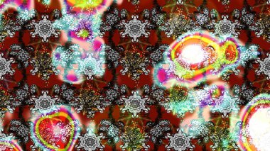 Küçük çiçekteki sevimli çiçek deseni. Çiçekler gri, kahverengi ve nötr renklerde.