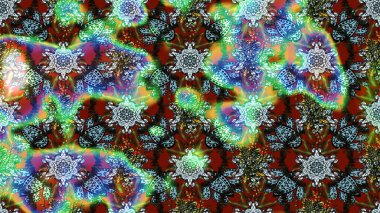 Sanat ilham verici, yeşil ve gri renkli çiçekler ve yapraklar. Karalama çiçekleri çizim kalıbı. Raster deseni. Mavi, yeşil ve gri el çizimi desen.