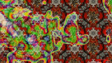 Çiçek arkaplan. Güzel kumaş deseni. Çizim raster deseni.