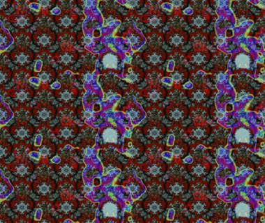 Elle boyanmış suluboya resim çizimleri, çiçekler ve bitkiler. Kahverengi renkte çiçekler.