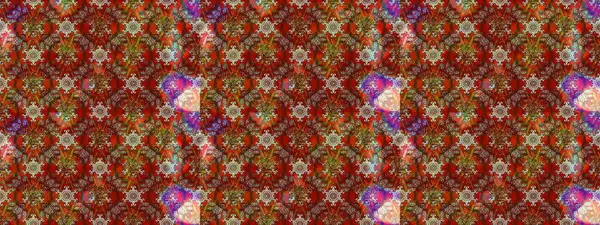 Raster illüstrasyonundaki çiçek desenli çizim. Çiçekler suluboya tarzında kahverengi, kırmızı ve bej renklerinde.