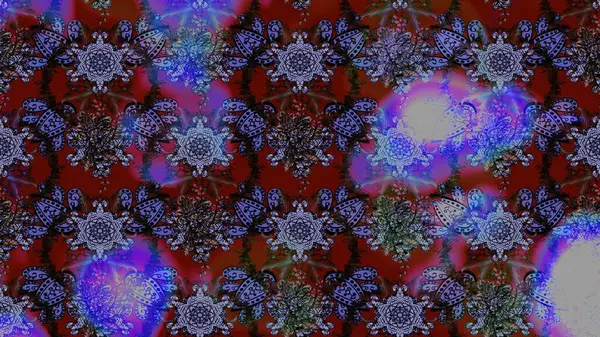 Mor, gri ve kırmızı renkte çiçekler. Çiçekli karalama şeklinde Raster çiçek deseni. Nazik, narin çiçek arkaplanı.