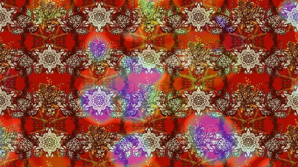 Sabıka fotoğraflarında, bebek kıyafetlerinde, duvar kâğıtlarında, paket kutularında falan kullanılabilir. Zarif, parlak ve eskiz kahverengi, kırmızı ve bej desenli çiçek deseni.