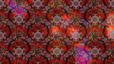 Süslü zentangle çizim dokusu, soyut çiçeklerle süslenmiş. Çiçek deseni duvar kağıdı, desen dolguları ve web sayfası arka planı için kullanılabilir. Şekillendirilmiş çiçekli çizim deseni.