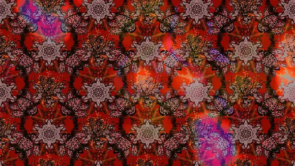 Süslü zentangle çizim dokusu, soyut çiçeklerle süslenmiş. Çiçek deseni duvar kağıdı, desen dolguları ve web sayfası arka planı için kullanılabilir. Şekillendirilmiş çiçekli çizim deseni.