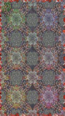 Küçük çiçekte güzel bir desen. Küçük renkli çiçekler. Motley illüstrasyonu. Moda baskıları için zarif bir şablon. Çiçekli bahar çiçekleri. Kusursuz..