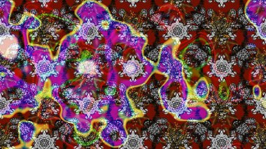 Renkli Bahar Teması eskiz kalıbı. Güzel kumaş deseni. Düz Çiçek Elementleri Tasarımı. Raster illüstrasyonunda çiçek deseni çizimi.