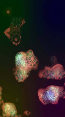 Tekstil için suluboya eskiz deseni. Şirin çiçekli, desenli, gri renkli bir eskiz deseni. El çizimi çiçek çizimi deseni (fayans)).