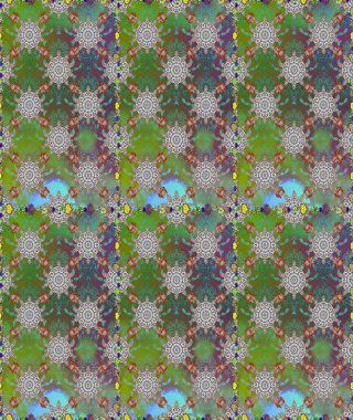 Raster Hip kumaş deseni. Kusursuz Vintage Çiçek Deseni.