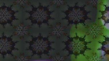 Renkli unsurlarla hareketli arka plan görüntüleri. Çiçekler. Eski model. Bayrak tarzı. Video kaydı. Şablon. Döngü. Kusursuz.. 