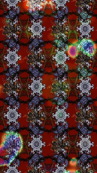 Düz Çiçek Elementleri Tasarımı. Sevimli çiçek raster deseni. Çiçekler kırmızı, kahverengi ve gri renklerde. Renkli Bahar Teması çizim şablonu.