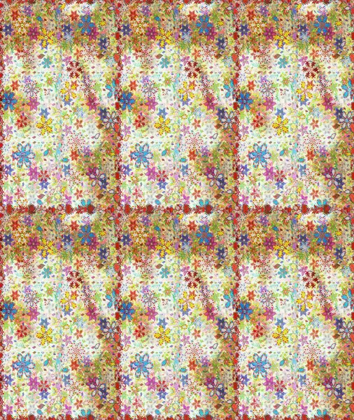 Raster. Eski usul. Raster illüstrasyonu. Kumaş, tekstil, duvar kağıdı baskısı için. Kusursuz bir geçmişi var. Tomurcukları çiçekli sevimli çiçek deseni..