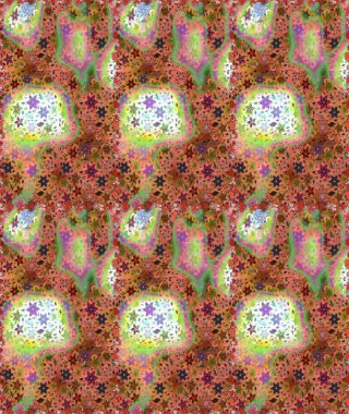 Raster resim. Sorunsuz. Sevimli çiçek desenli küçük çiçek.