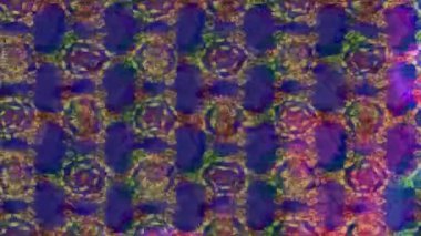 Renkli unsurlarla hareketli arka plan görüntüleri. Çiçekler. Eski model. Bayrak tarzı. Video kaydı. Şablon. Döngü. Kusursuz.. 