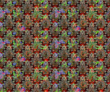 Zentangle soyut çiçekleri. Karalama çiçeği. Renkli Bahar Teması eskiz kalıbı. Düz Çiçek Elementleri Tasarımı. Raster illüstrasyonu. Şirin kumaş deseni.