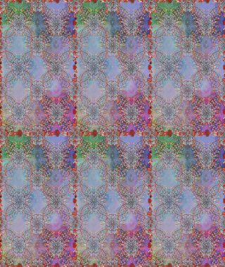 Cute flowers. Raster Trendy fabric pattern. Line seamless pattern.