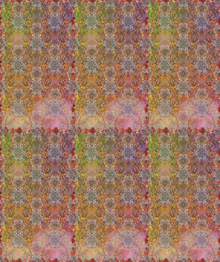 Kusursuz bir mahsul. Renkli Bahar Temalı Kusursuz Arkaplan. Raster Şirin kumaş deseni. Düz Çiçek Elementleri Tasarımı.