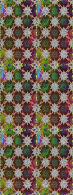 Kahverengi ve gri renkli çiçekler. Çiçekle kusursuz desen. Düz Çiçek Elementleri Tasarımı. Renkli Bahar Teması Kusursuz Arkaplan.